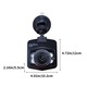 Camera auto DVR GT300, inregistrare video 1080P, detectie coliziune, 14.5x11.5x5.5cm, negru