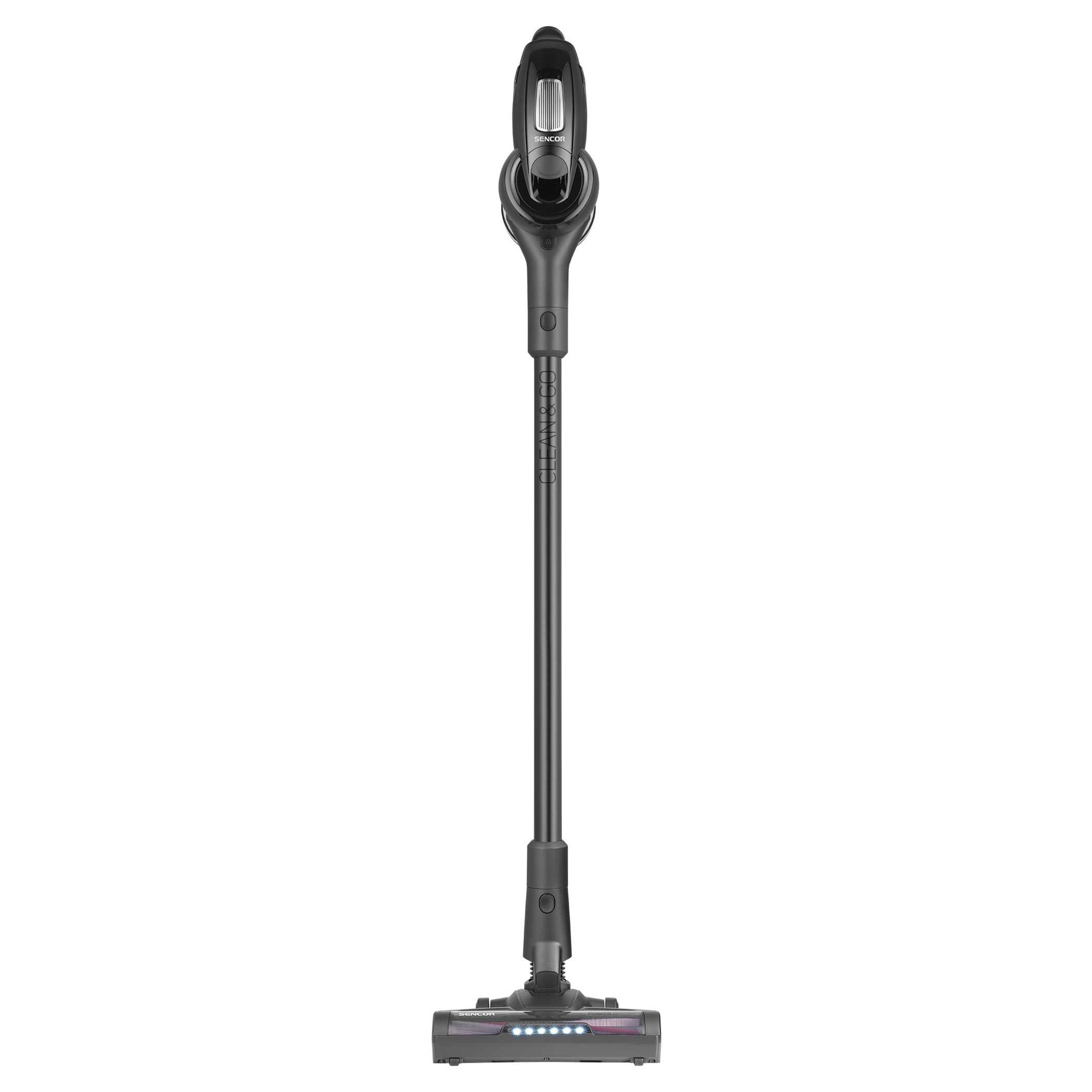 Aspirator vertical Sencor SVC 8726BK 3 in 1, 400 W, sistem de filtrare Cyclone HEPA, baterie Li-ion de 25,2 V cu capacitate de 2500 mAh, negru