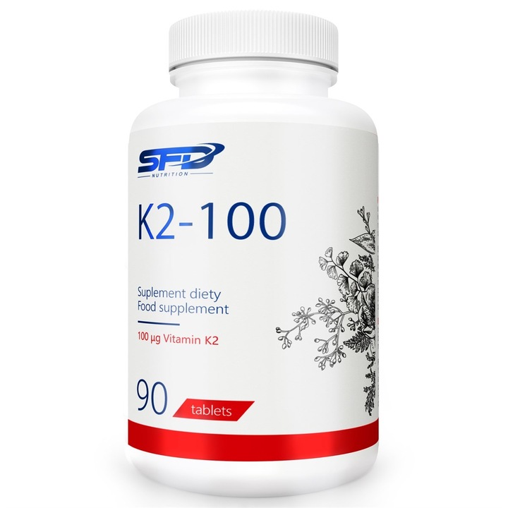 Supliment alimentar SFD, K2-100 - Vitamina K2 90 tablete