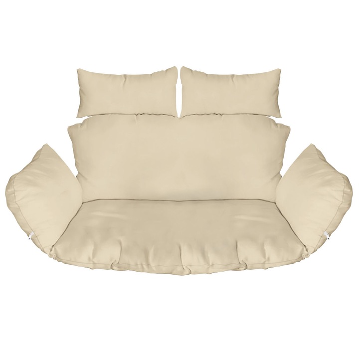 Perna dubla pentru fotoliu suspendat, scaun de gradina, Bej