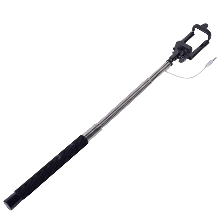 Bat selfie stick cu buton pentru poze automate