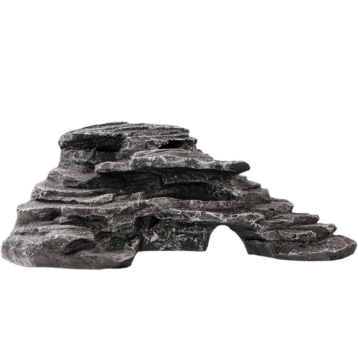 Teknőssziget Resun Island Turtle beépített szűrővel és vízeséssel barlangos dekoratív sarokmegoldás