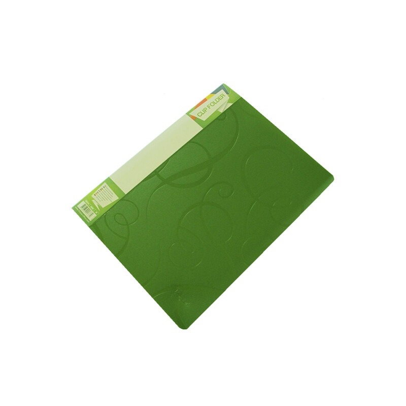 Mapa plastic cu clips Forpus Barocco 21733 verde