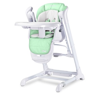 Scaun de masa cu leagan electric Caretero Indigo 2 in 1 Mint Scaun de masa cu leagan electric Caretero Indigo 2 in 1 Mint