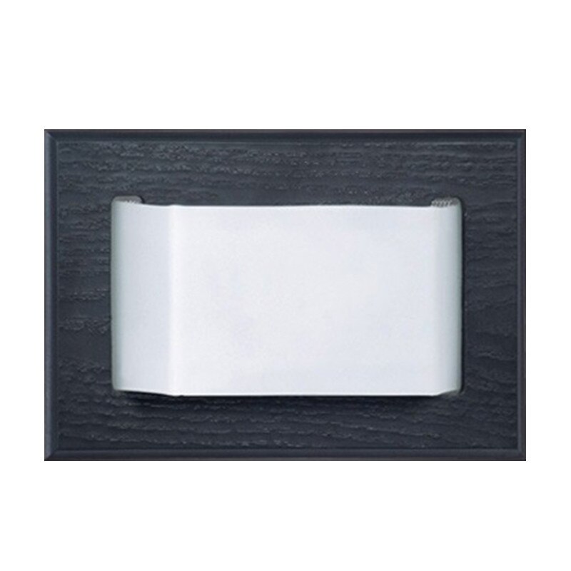 Aplica BUSSY LIGHTING 7090-1 Lemn Negru , E27 1x60W , 30x20cm / sticla alb