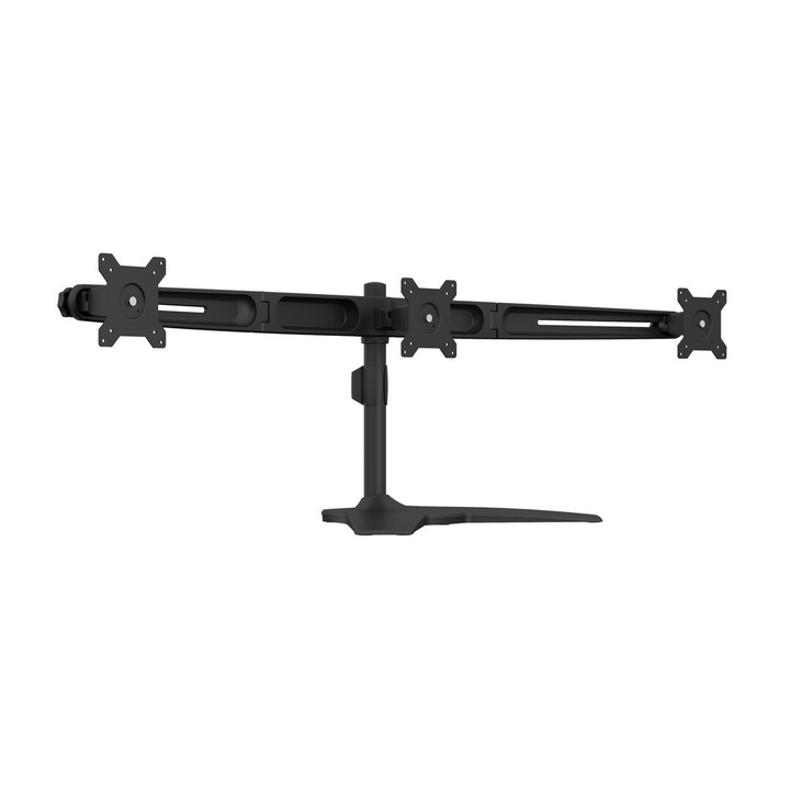 Стойка за 3 монитора/LCD Multibracket 4999, 15"-24", 3 рамена, Въртене +/- 90°, Вертикален наклон: +/- 20°, макс. 8 кг/рамо, Черен