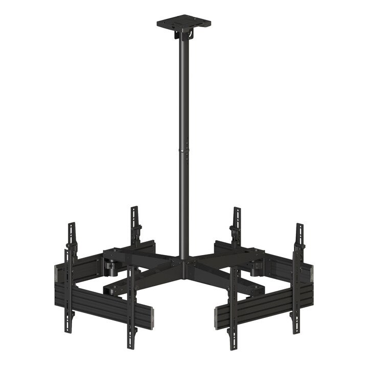 Suport de tavan pentru 4 Televizoare Multibrackets MBC4U, cod 3538, max.30kg/TV, diagonale 40