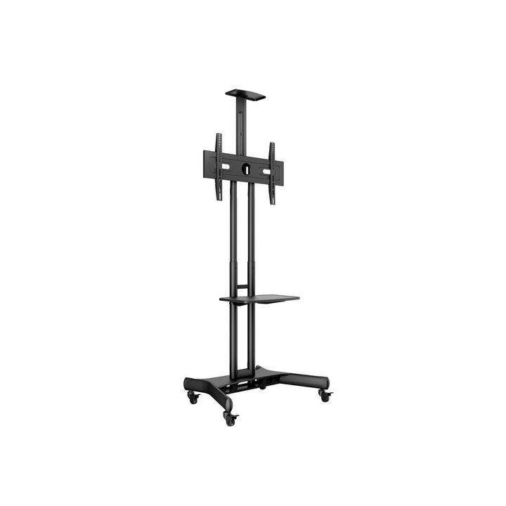 Multibrackets M Public Floorstand Basic 150 incl shelf & camera holder 32" - 60" Black, 211693, Fali-, monitor-, projektortartó