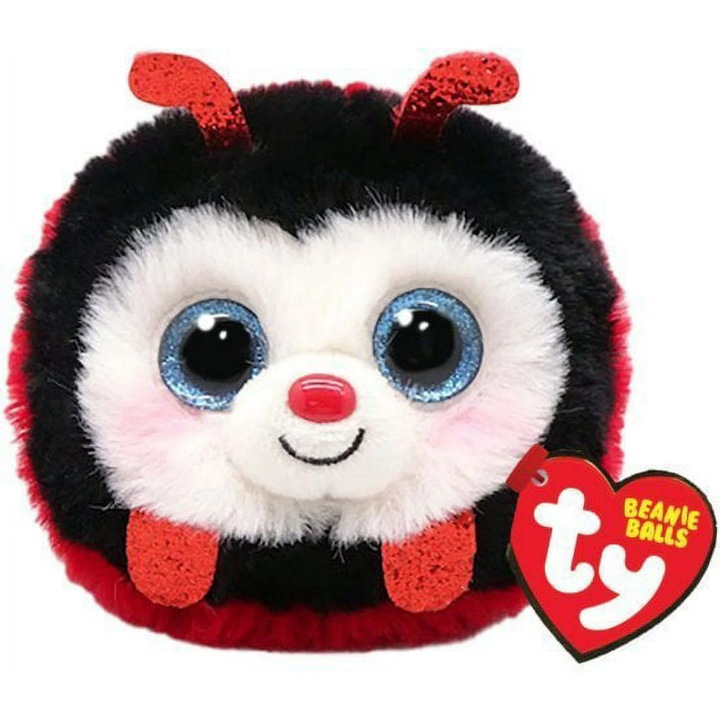 Плюшена играчка AS Company, Ty Beanie, Ladybug, 7.5 cm
