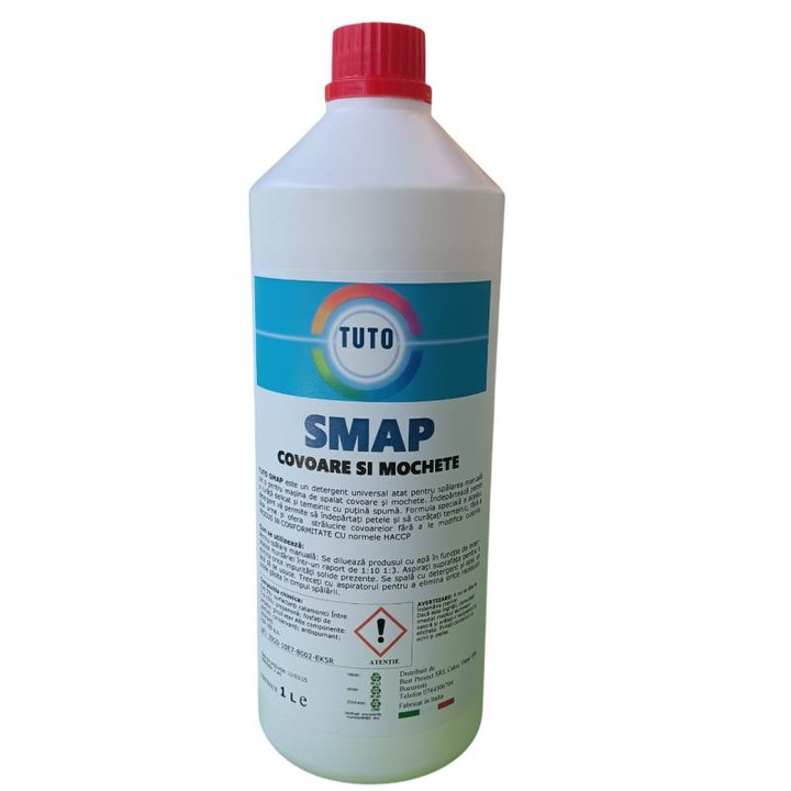 Tuto Smap, detergent profesional pentru covoare si mochete, 1l