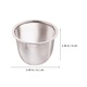 YANYXR rozsdamentes acél teafilter szett, 3 db, ezüst, 6.1x6.1x6 cm