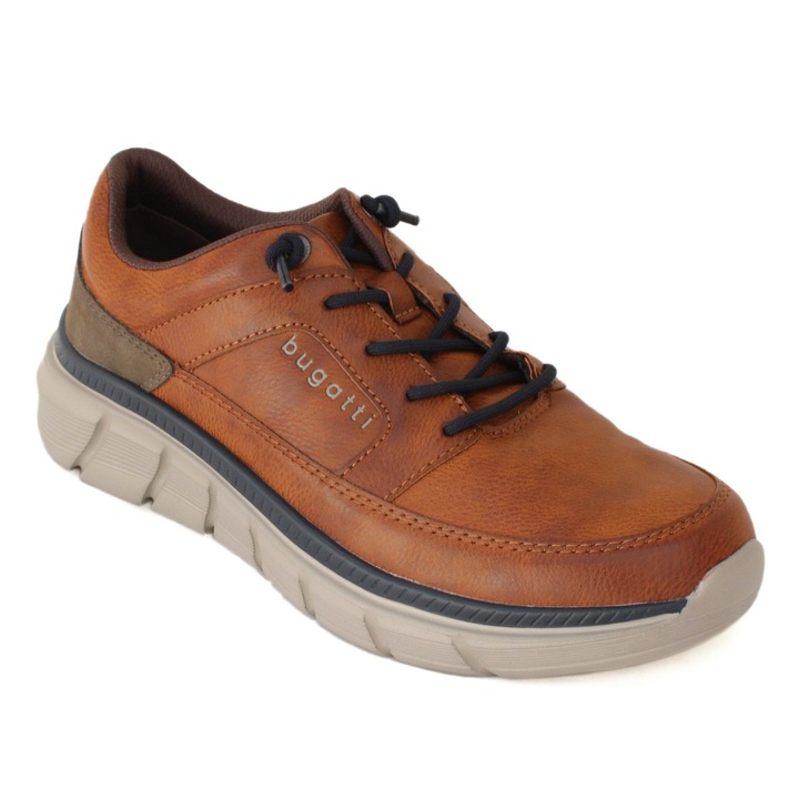 Bugatti Bugatti férfi barna gumifűzős sportos félcipő 325-ATK01-5000-6300 07651