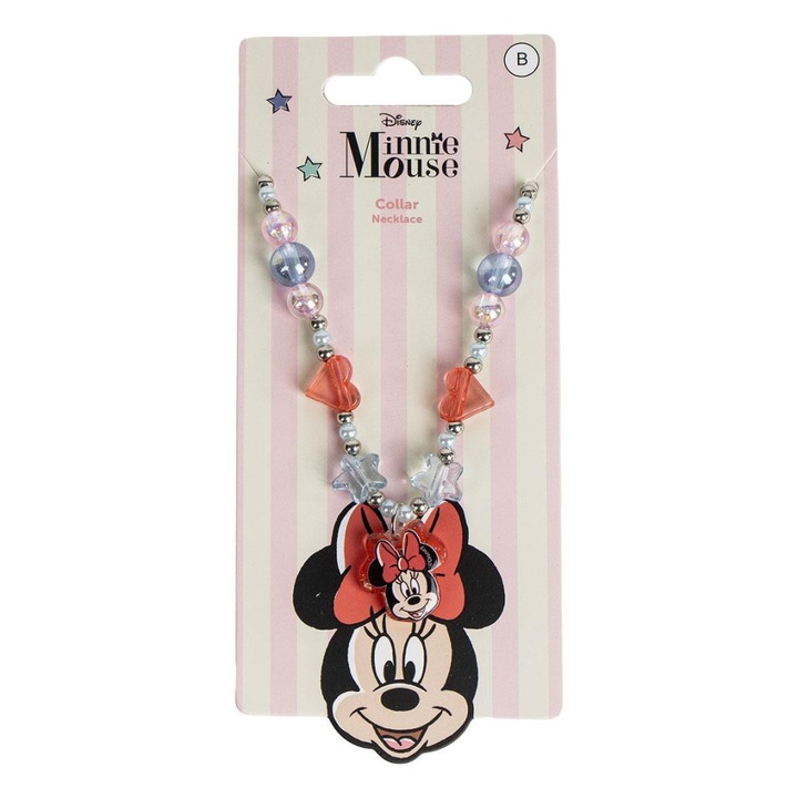 Колие с мъниста Disney Minnie цвят