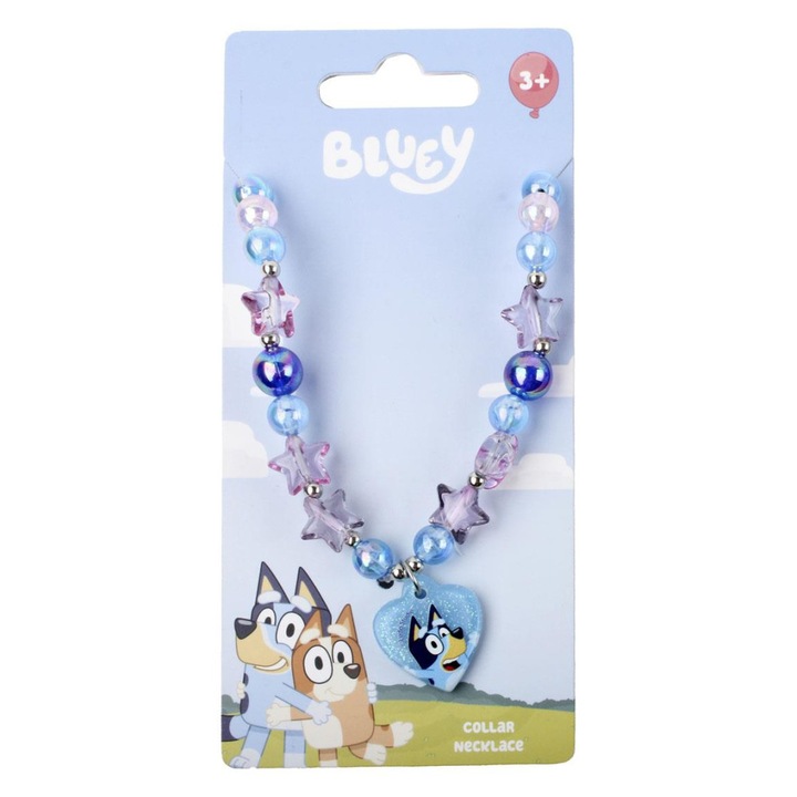 Colier cu margele Bluey Heart