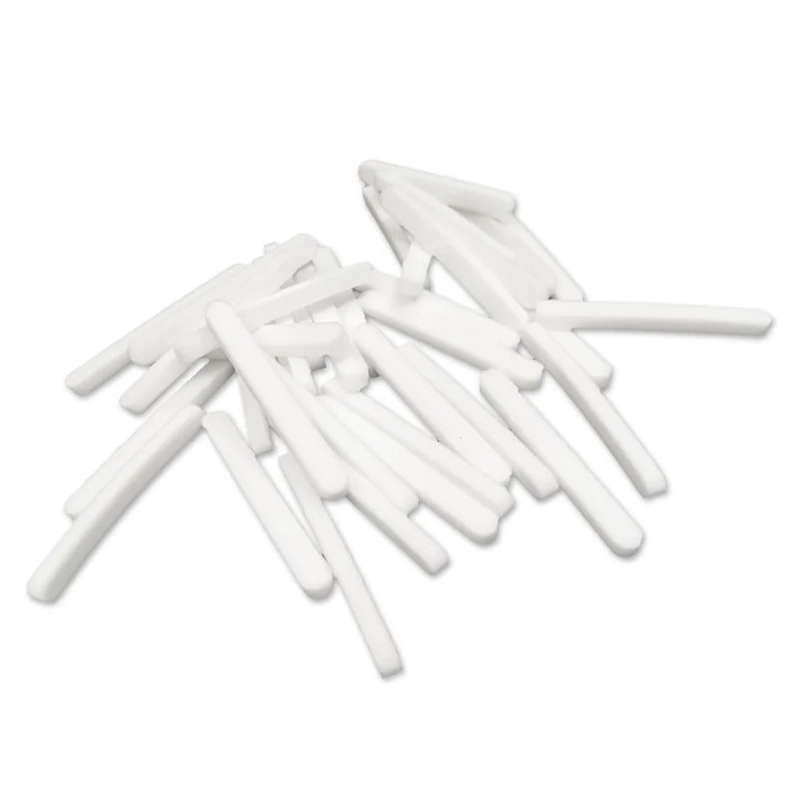 Set 50 odorizante auto, betisoare parfumate, alb, 4.5x0.5x0.4cm