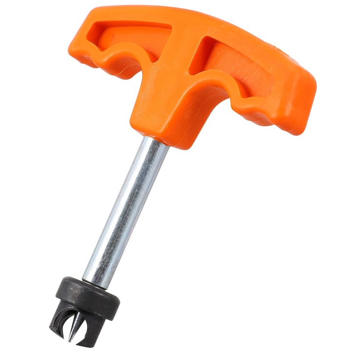 Инструмент за пробиване на иригационна тръба, оранжев, пластмаса и желязо, ергономичен дизайн