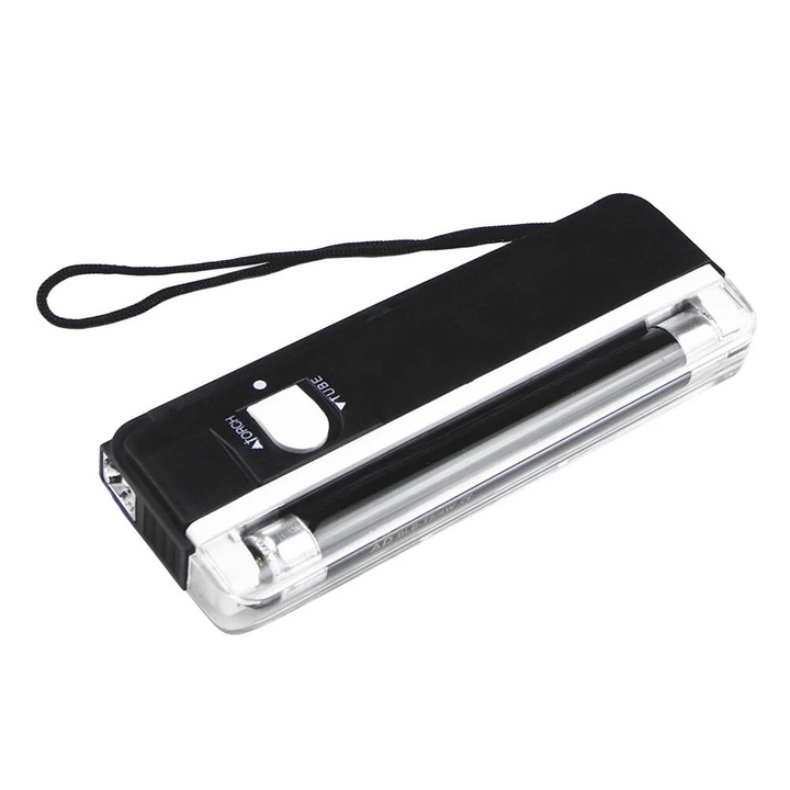 Lampa ultravioleta portabila YANYXR 16.5x6x2.5cm negru 4W baterii