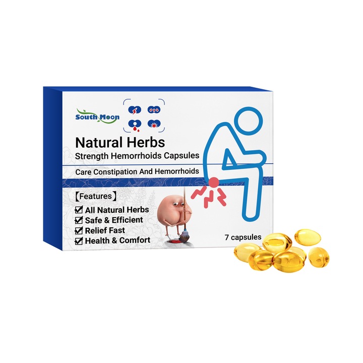 Capsule pentru hemoroizi, South Moon, 7 bucati