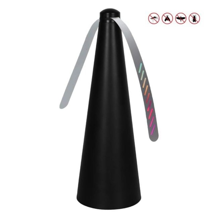 Електрически вентилатор USB/батерии против насекоми Ø 8.5×25 см – Отблъсква мухи и комари без химикали — ANTBRO®