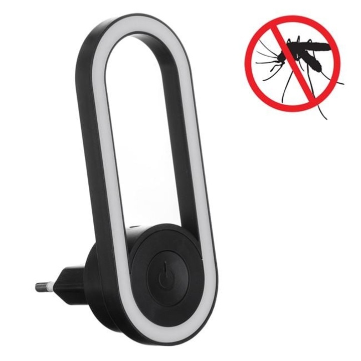 Éjjeli Lámpa és Rovarcsapda 2 az 1-ben, Ovális, Fekete, 0.5 W, Melegfehér Fény — ANTBRO®