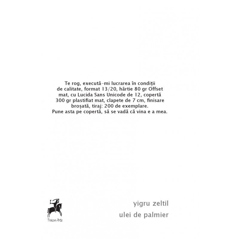 Ulei de palmier - Yigru Zeltil