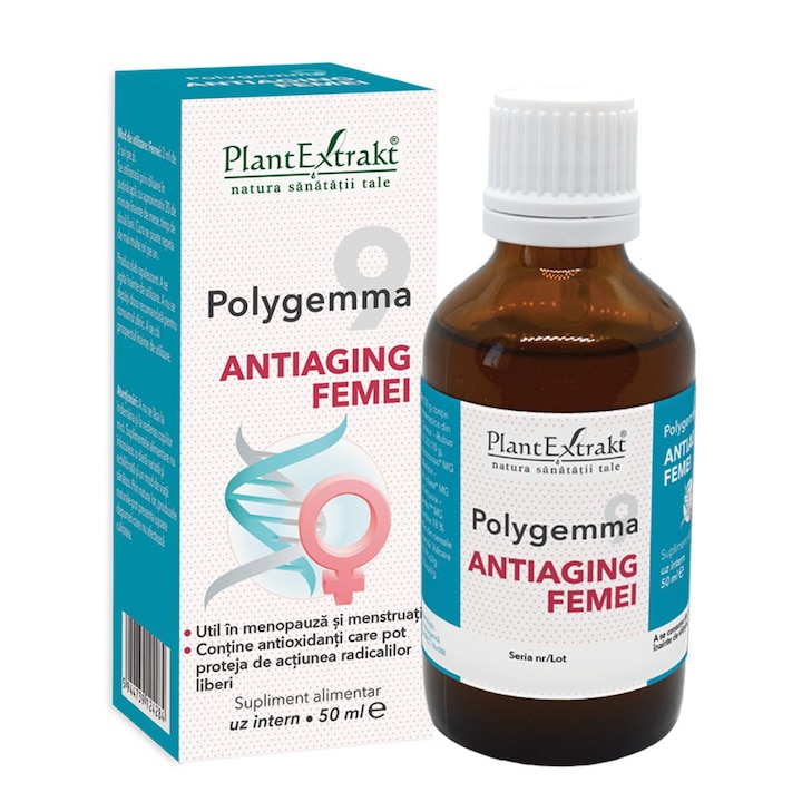 Polygemma 9, Femei 50+, 50ml, Plant Extrakt