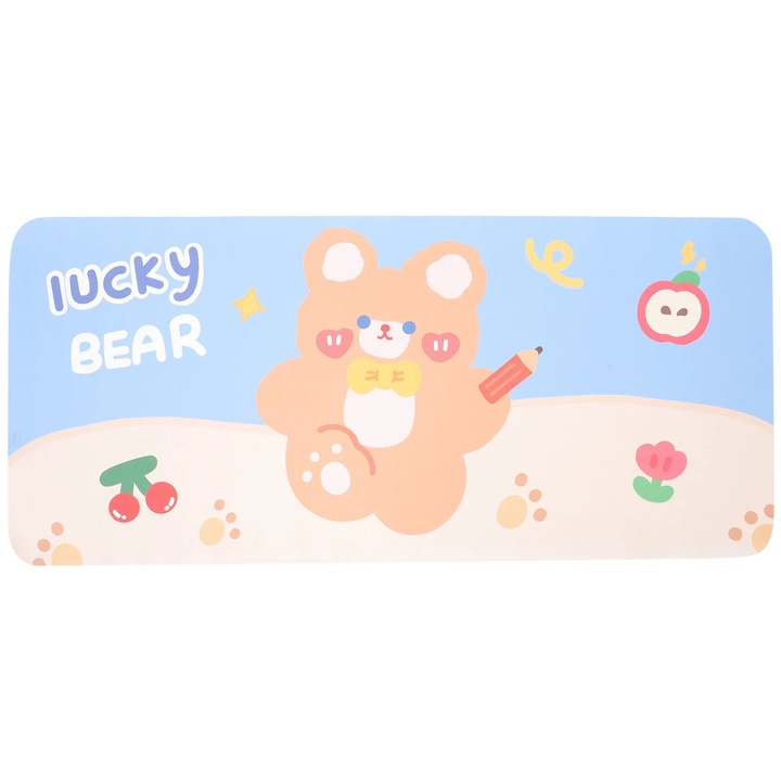 Професионална подложка за клавиатура, голям размер 66x29.8 см, PU материал, противоплъзгаща, преносима