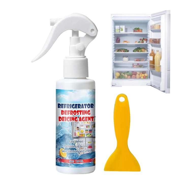 Spray curatare congelator YANYXR 120ml, sigur pentru alimente, eficient, incolor