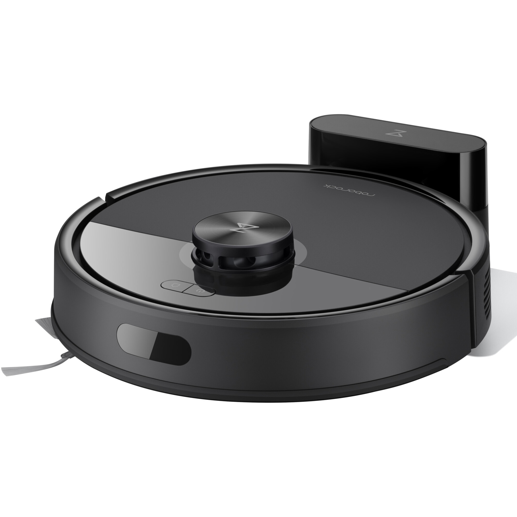 Robot de aspirare Roborock Q7 TF B, aspirator cu mop, 10.000 Pa, baterie 5.200 mAh, autonomie 180 min, navigatie LiDAR, recipient praf 470 ml, negru onix