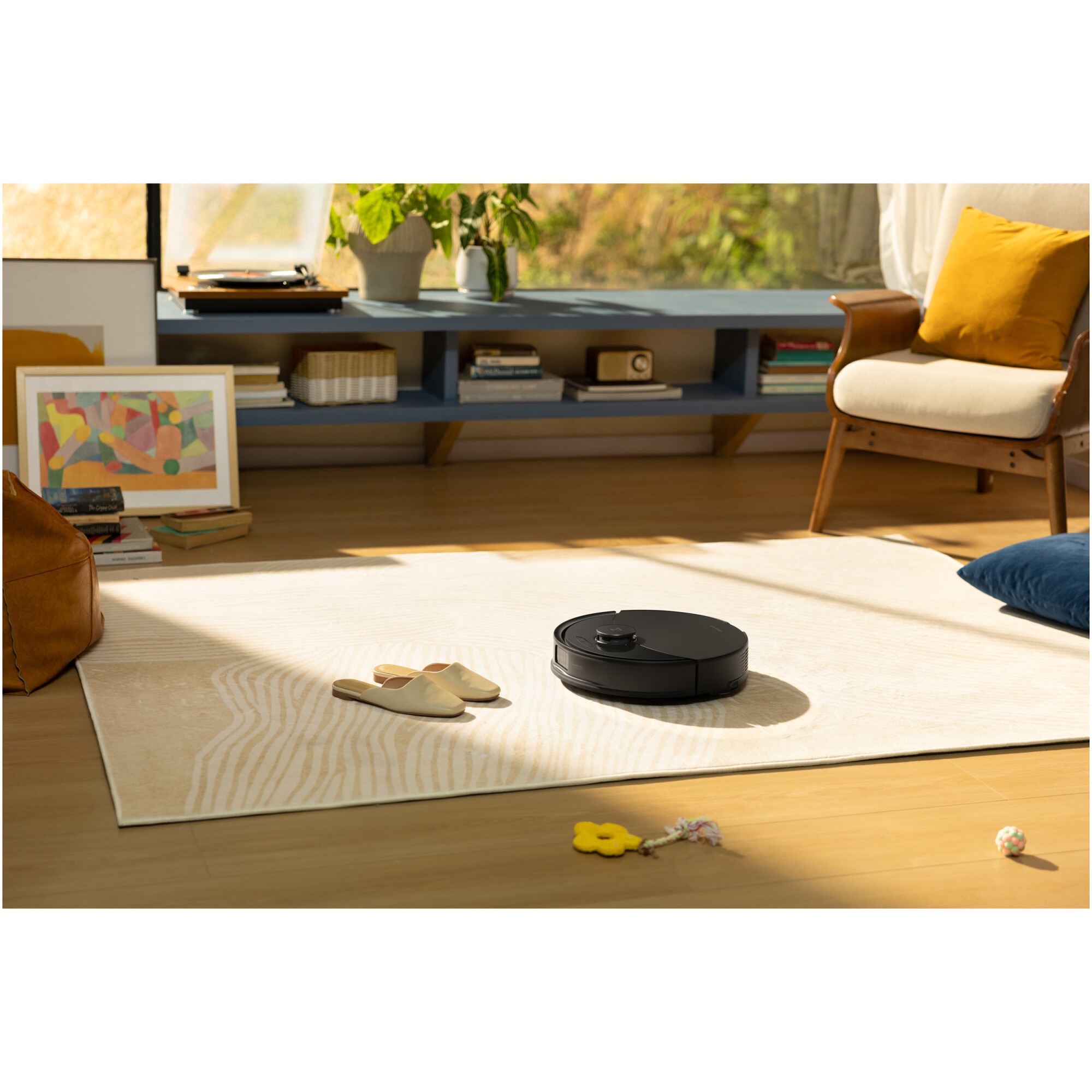 Robot de aspirare Roborock Q10 PF B, aspirator cu mop, 10.000 Pa, baterie 5.200 mAh, autonomie 180 min, navigatie AI, recipient praf 2.7L, Suport Alexa si Google Home, negru