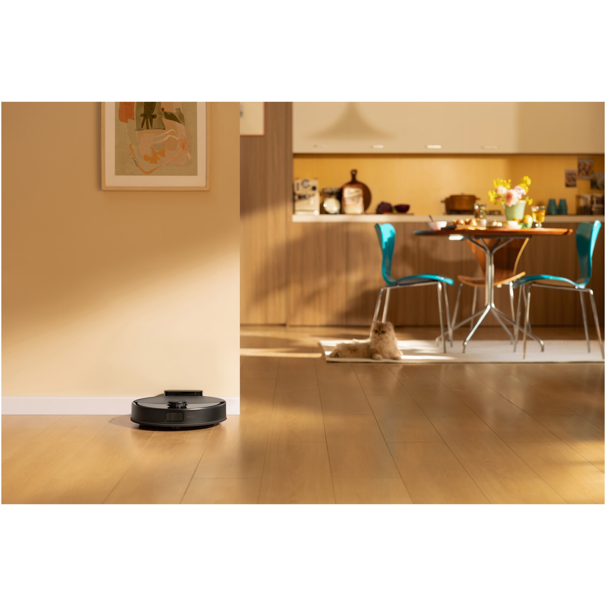 Robot de aspirare Roborock Q10 PF B, aspirator cu mop, 10.000 Pa, baterie 5.200 mAh, autonomie 180 min, navigatie AI, recipient praf 2.7L, Suport Alexa si Google Home, negru