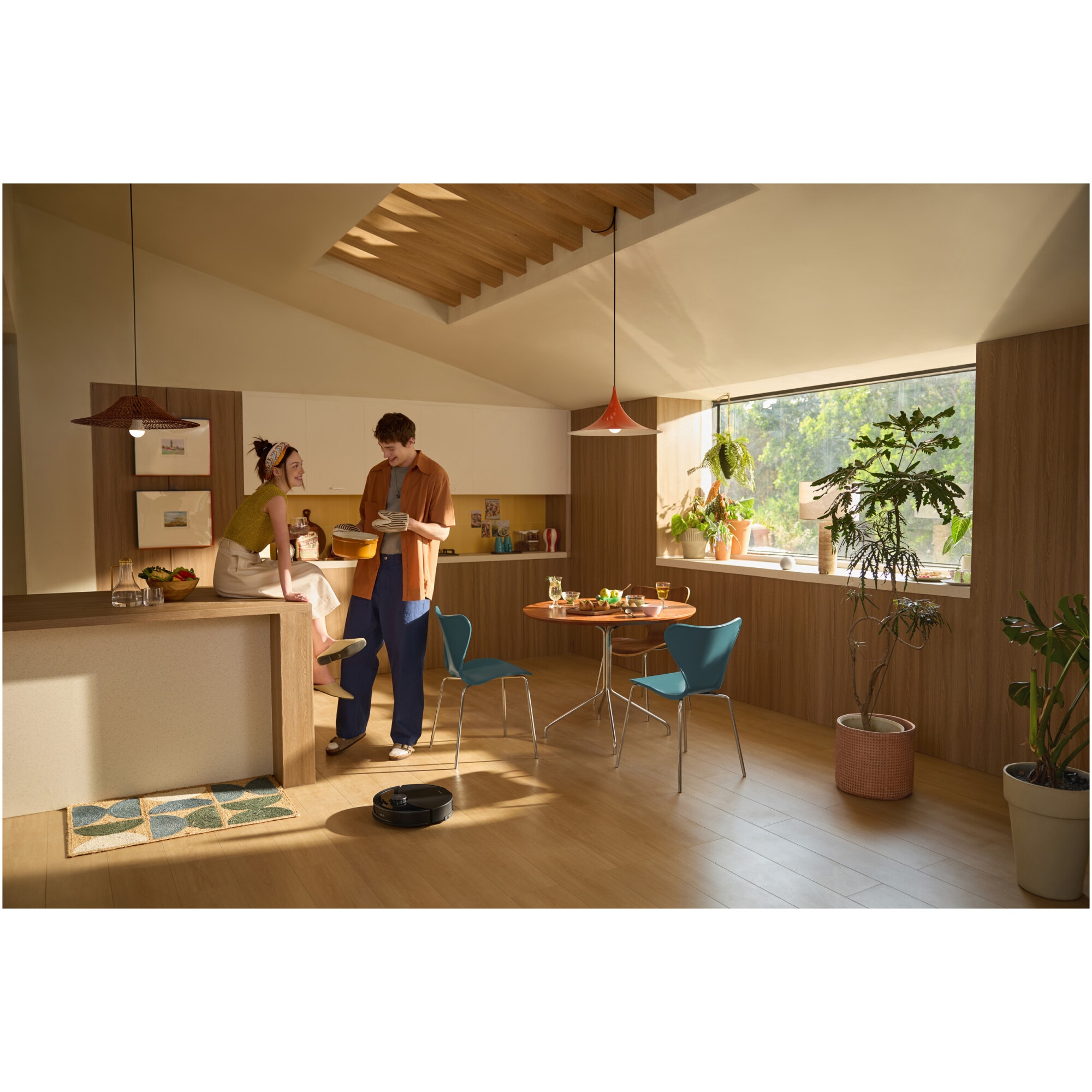 Robot de aspirare Roborock Q10 PF B, aspirator cu mop, 10.000 Pa, baterie 5.200 mAh, autonomie 180 min, navigatie AI, recipient praf 2.7L, Suport Alexa si Google Home, negru