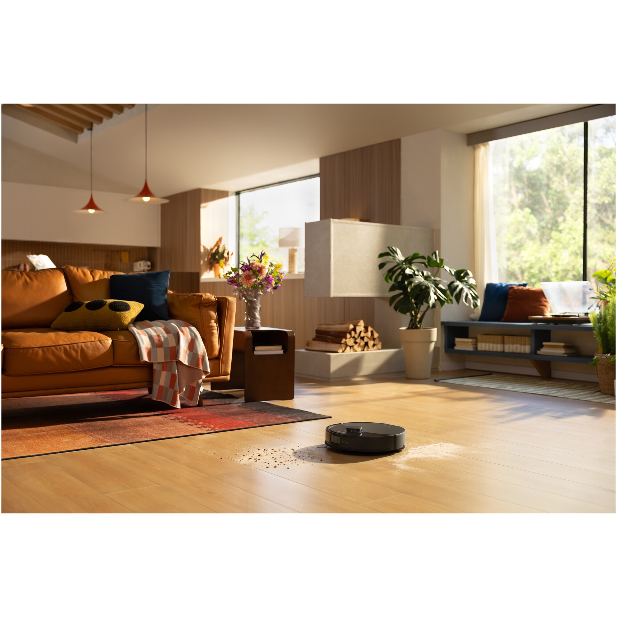 Robot de aspirare Roborock Q10 PF B, aspirator cu mop, 10.000 Pa, baterie 5.200 mAh, autonomie 180 min, navigatie AI, recipient praf 2.7L, Suport Alexa si Google Home, negru