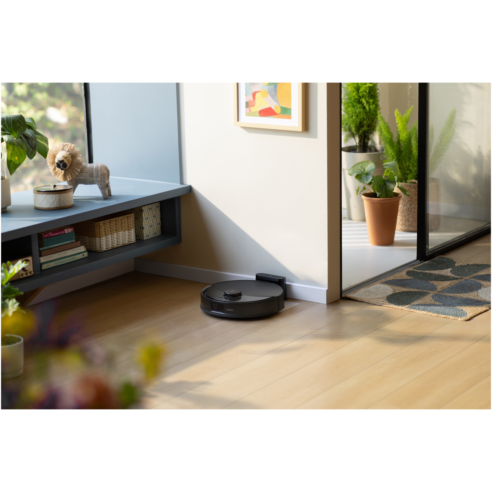 Robot de aspirare Roborock Q10 PF B, aspirator cu mop, 10.000 Pa, baterie 5.200 mAh, autonomie 180 min, navigatie AI, recipient praf 2.7L, Suport Alexa si Google Home, negru