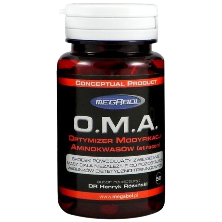 Supliment alimentar Megabol OMA Testosteron Optimizer - Etracen, 56 capsule