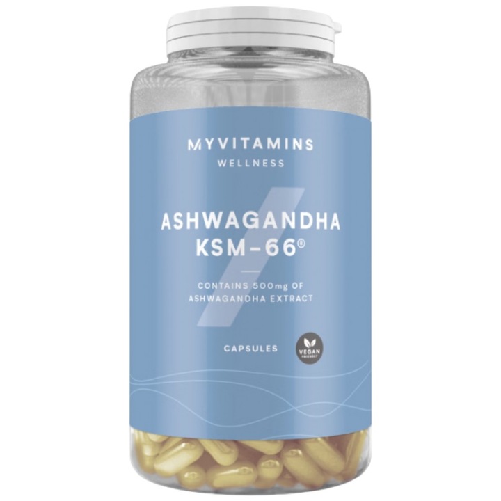 Supliment alimentar MyProtein Ashwagandha KSM-66 500 mg, 90 capsule