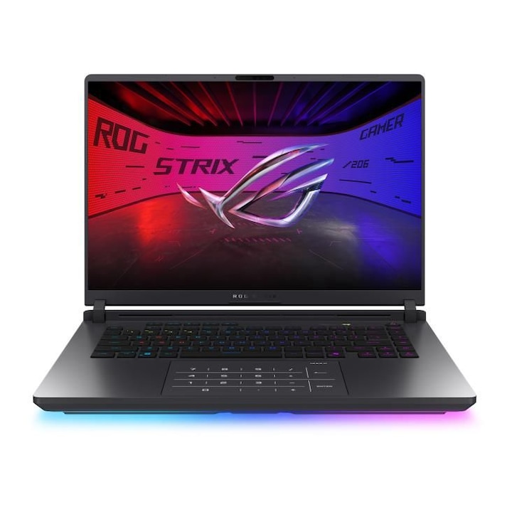 Lenovo ROG Strix G16 2025 G615LR-S5076 laptop, 16 hüvelykes 2560 x 1600, Intel 255HX 20 C / 20 T, 1.8 GHz - 5.2 Ghz, 36 MB gyorsítótár, 32 GB DDR5, 2 TB SSD, Nvidia GeForce RTX 5070 Ti, Operációs rendszer nélkül, Szürke