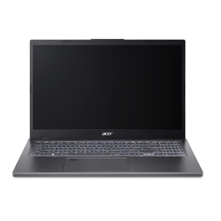 Acer Aspire 15 A15-61M-R30F laptop, 15.6 hüvelyk 1920 x 1080, AMD Ryzen 5 8640HS 6 C / 12 T, 3.5 GHz - 4.9 GHz, 6 MB 16 MB gyorsítótár, 45 W, 16 GB DDR5, 512 GB SSD, AMD Radeon 760M, No OS, Szürke