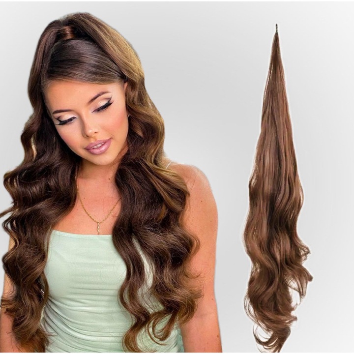 Coada One Step Saten Aluna, 60 cm, Oskar Shop