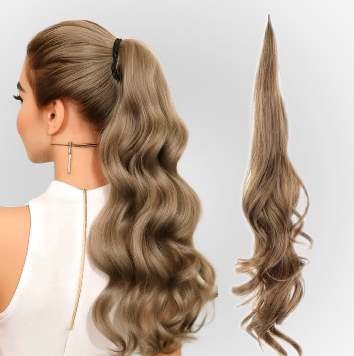 Coada One Step Blond Inchis, 60 cm, Oskar Shop