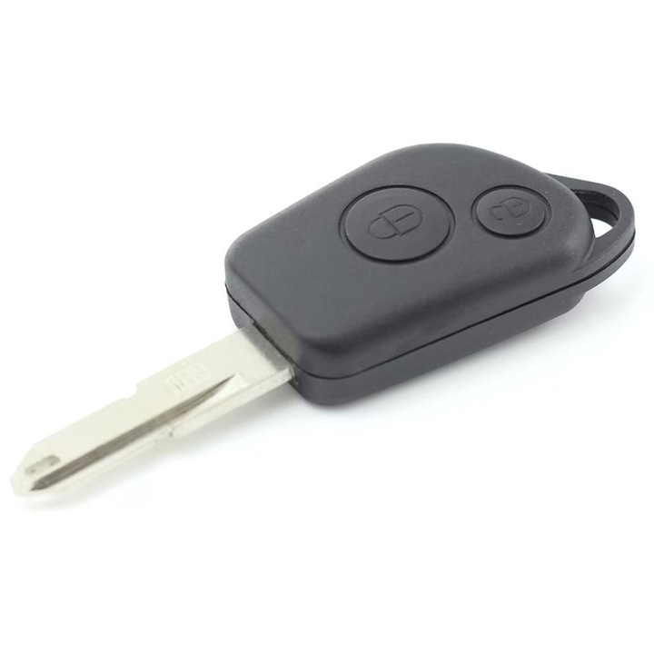 Carcasa cheie auto Techstar cu 2 butoane si suport baterie pentru Peugeot – compatibila 206, 207, 307, 407