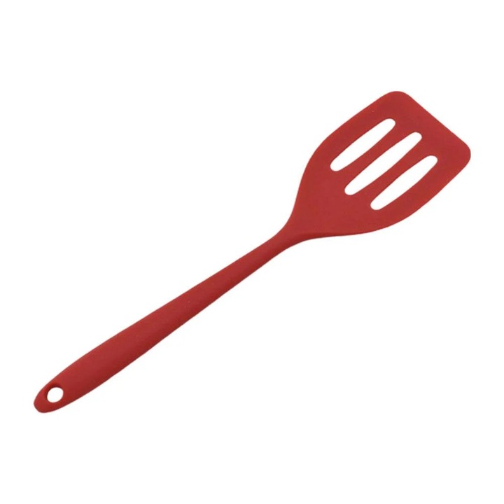 YANYXR szilikon spatula fekete piros 21x5.5cm magas hőmérsékletnek ellenálló