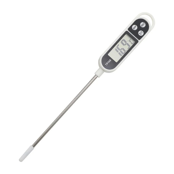 Termometru bucatarie YANYXR digital inox alb 2.5x24.5cm