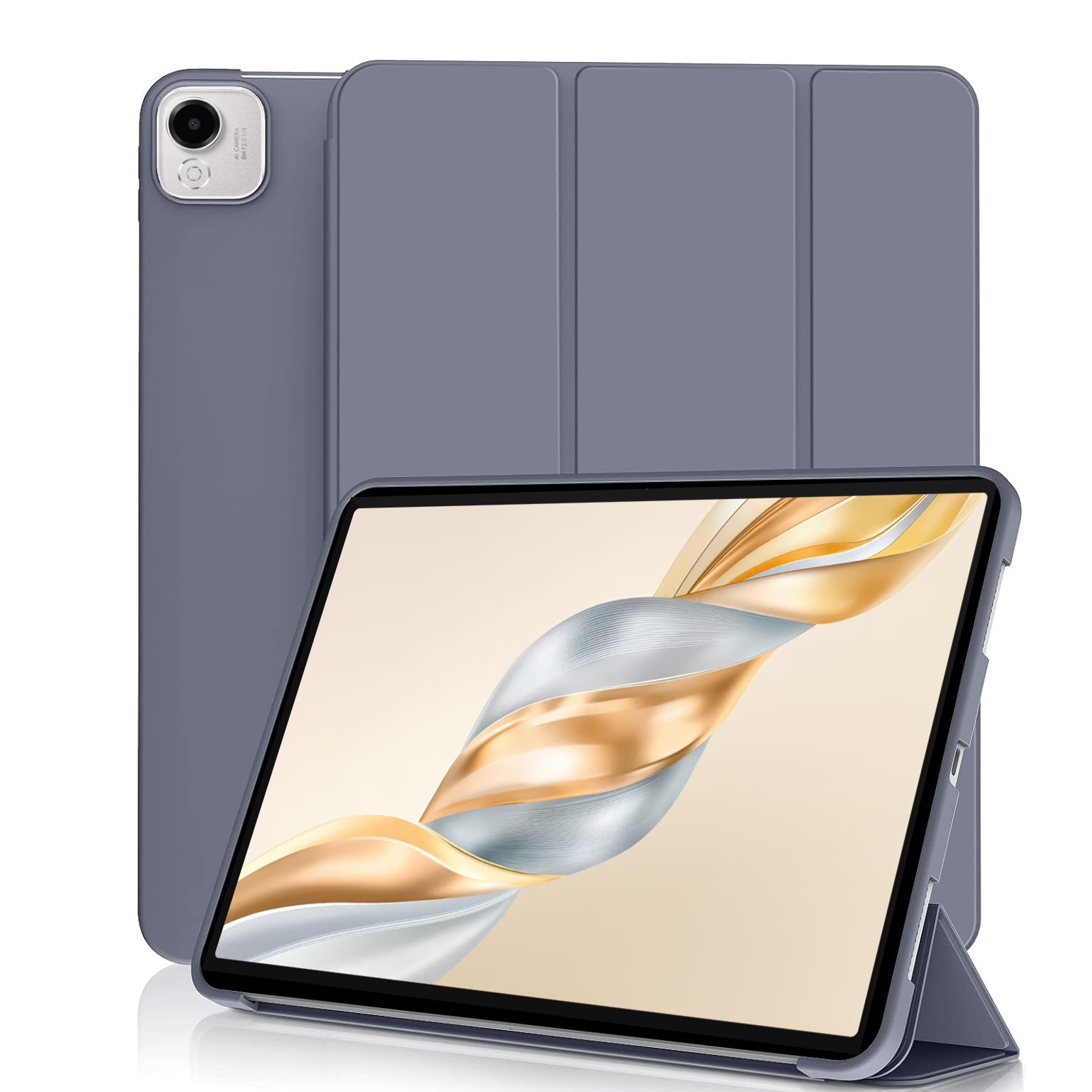 Husa Ultra Slim REVOMAG pentru HONOR Pad X9A, piele ecologica/TPU, Lavanda, 11.45"