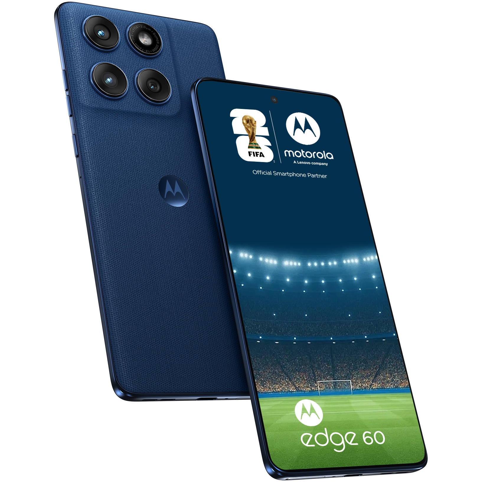 Telefon mobil Motorola Edge 60, Dual SIM, 256GB, 8GB RAM, 5G PANTONE Gibraltar Sea