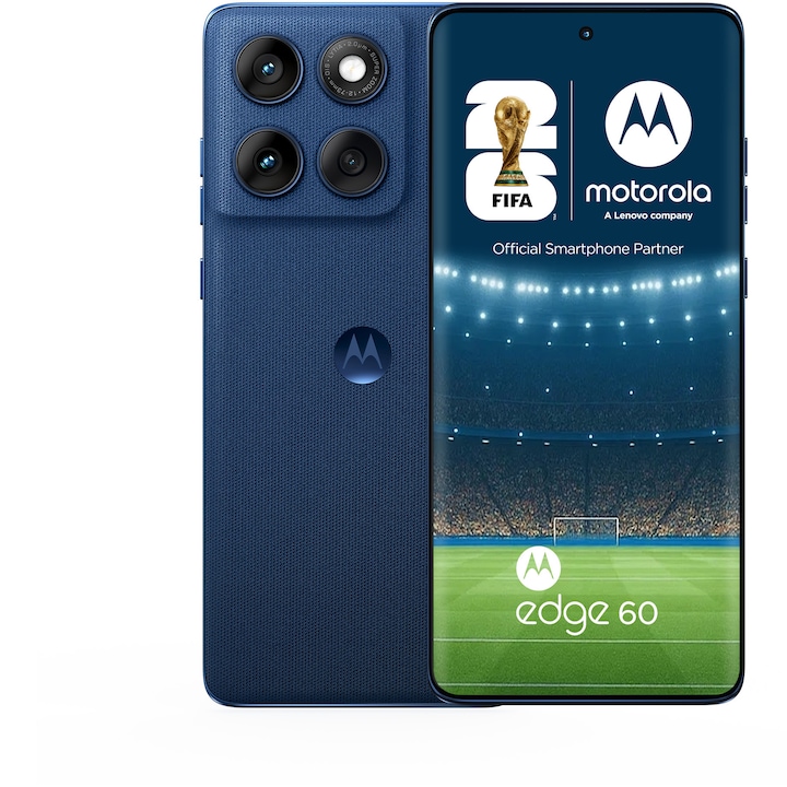 Смартфон Motorola Edge 60, 256GB, 8GB RAM, 5G PANTONE Gibraltar Sea
