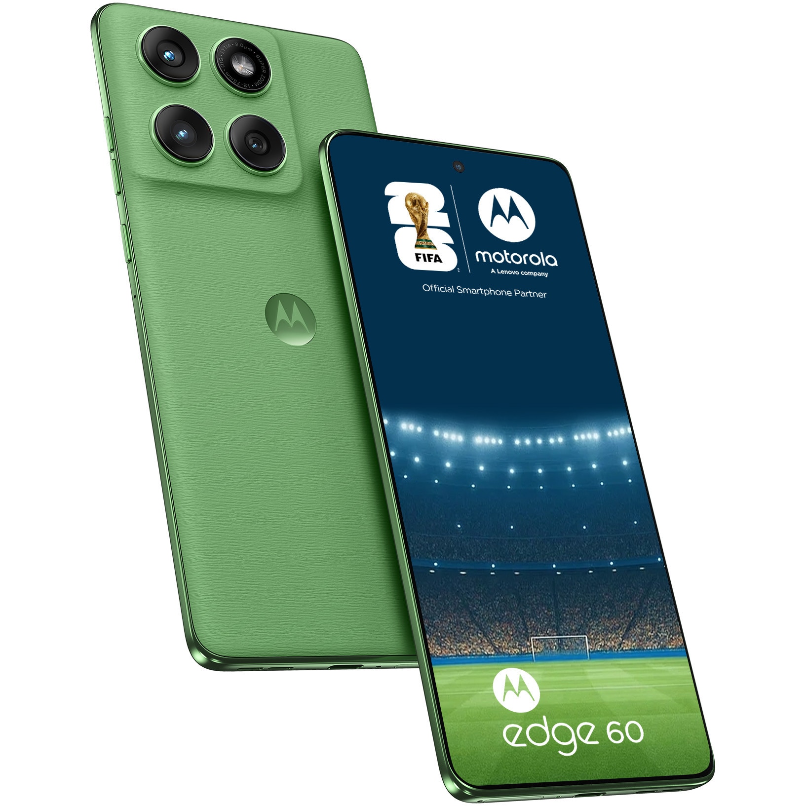 Telefon mobil Motorola Edge 60, Dual SIM, 256GB, 8GB RAM, 5G, PANTONE Shamrock