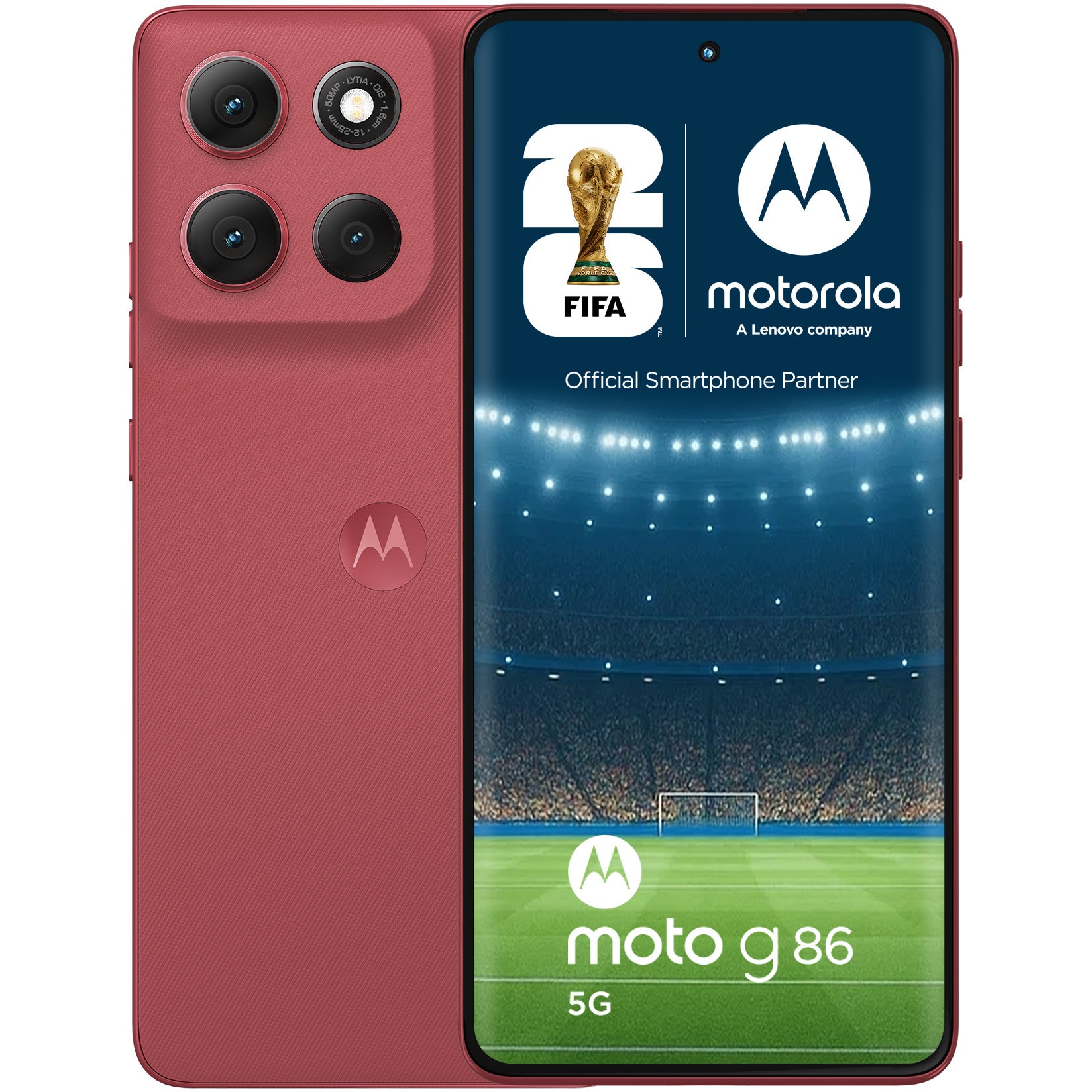 Telefon mobil Motorola Moto g86, 8GB RAM, 256GB, 5G, Chrysanthemum