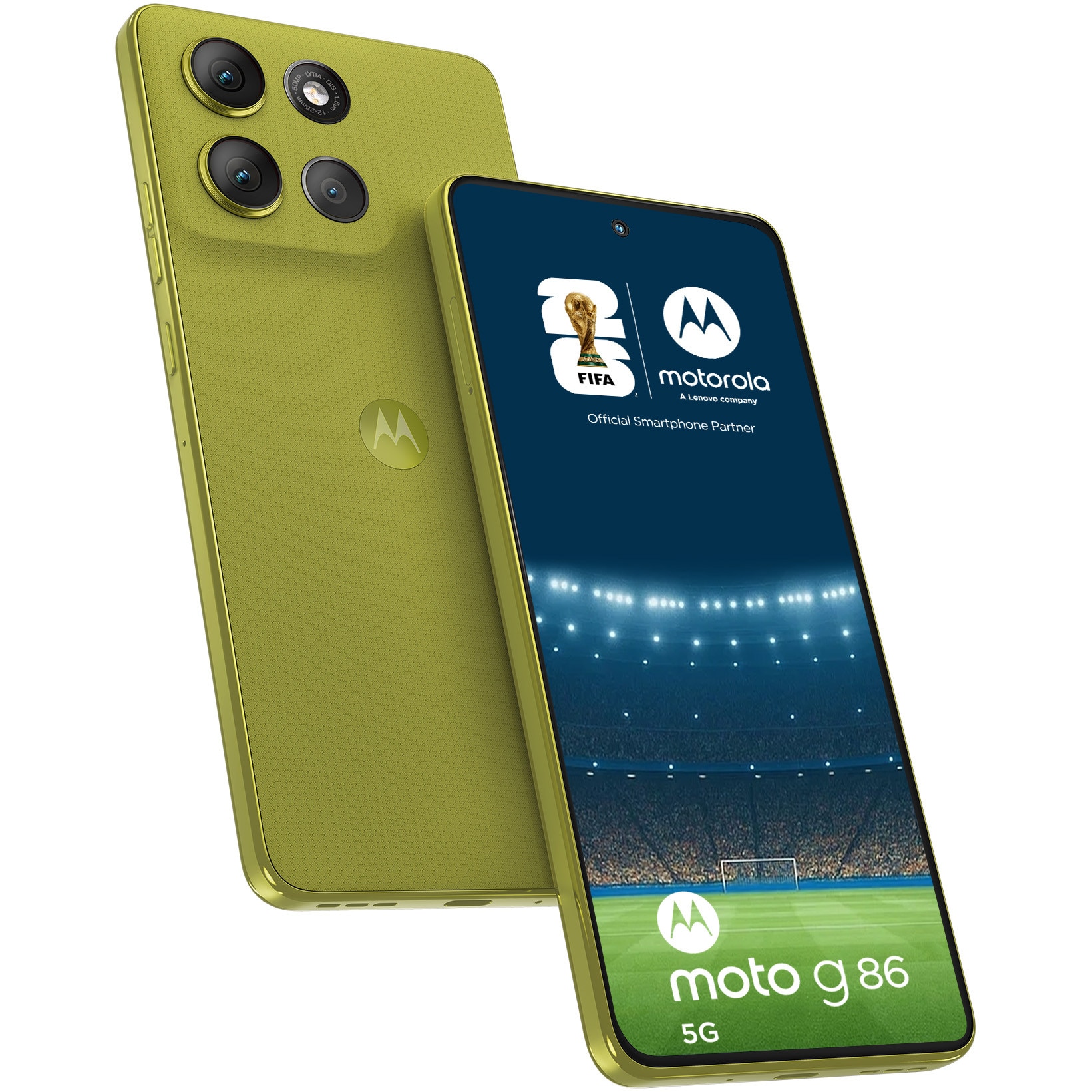 Telefon mobil Motorola Moto g86, 8GB RAM, 256GB, 5G, Golden Cypress