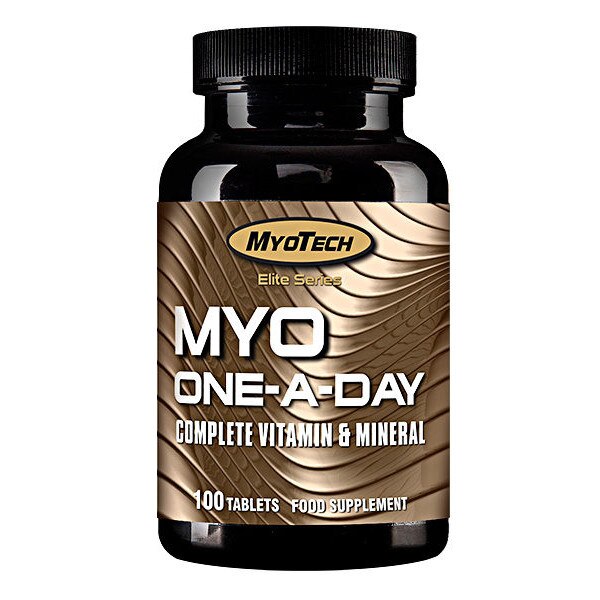 MYO ONE-A-DAY, super complex de vitamine si minerale asigurand doza zilnica, flacon 100 tablete MYOTECH SUPPLEMENTS